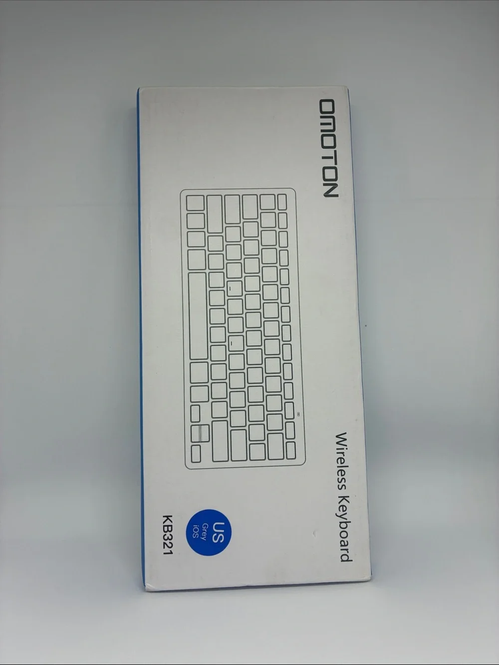 Wireless Slim Keyboard — White/Gray